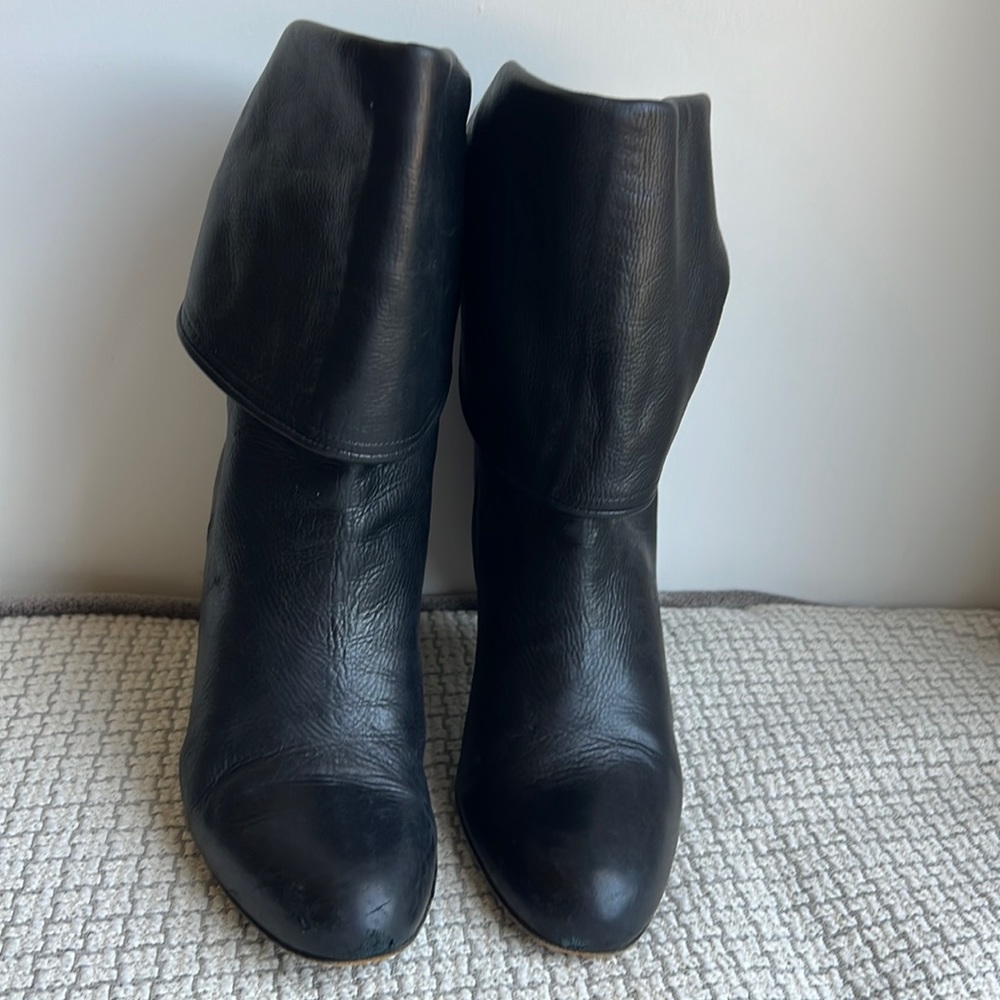 Coach leather bootie 6 1/2